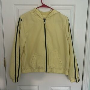 Yellow Jacket with Navy Stripes